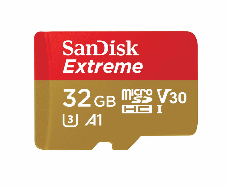 Memoria Sandisk Micro Sdhc Extreme 32gb A1 Con Adaptador (Sdsqxaf-032g-Gn6aa)