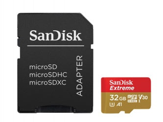 Memoria Sandisk Micro Sdhc Extreme 32gb A1 V30 U3 (Sdsqxaf-032g-Gn6ma)