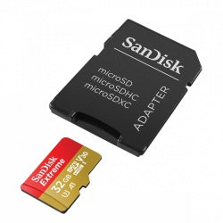 Memoria Sandisk Micro Sdhc Extreme 32gb A1 V30 U3 (Sdsqxaf-032g-Gn6ma)