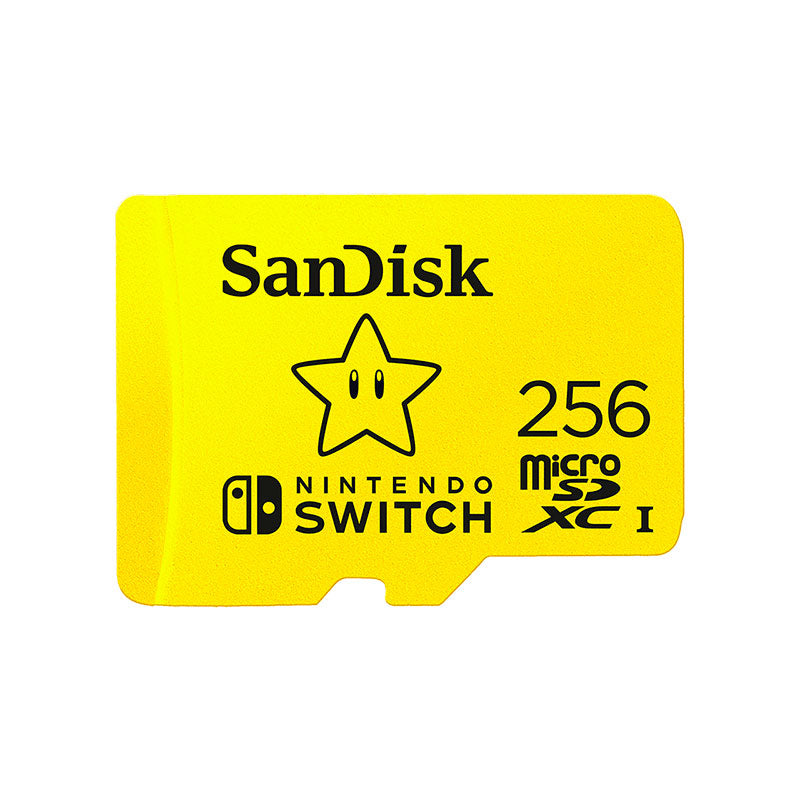 Memoria Sandisk Micro Sdxc Nintendo Switch 256gb (Sdsqxao-256g-Gnczn)