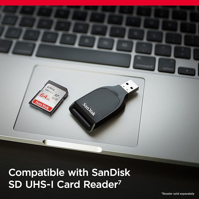 Memoria Sandisk Sdhc Ultra Uhs-I 64Gb (Sdsdunb-064G-Gn6In)