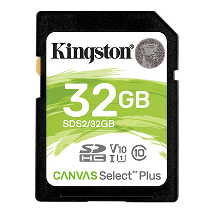 Memoria Sd Kingston Sdhc Canvas Select 100r Cl10 Uhs-I V10 (Sds2/32gb)