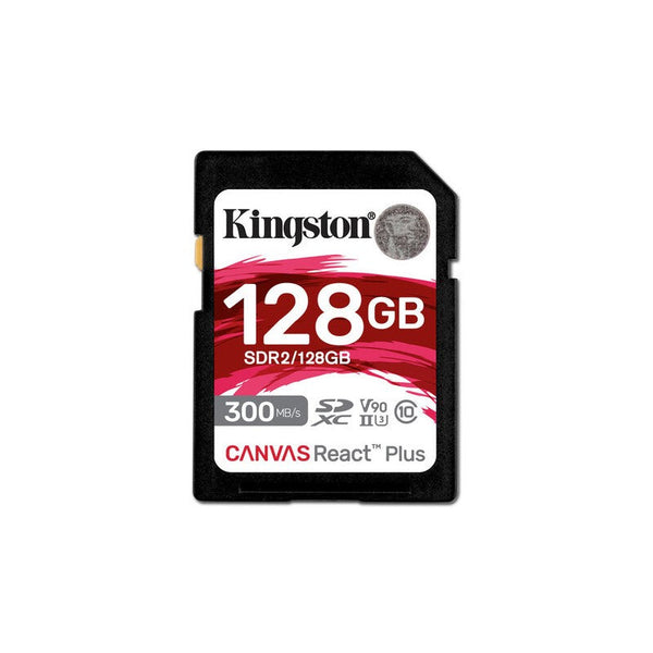 Memoria Sd Kingston Sdxc Canvas React Plus 300R Uhs-Ii V90  (Sdr2/128Gb)