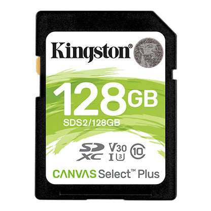 Memoria Sd Kingston Sdxc Canvas Select 100r Cl10 Uhs-I V30(Sds2/128gb)