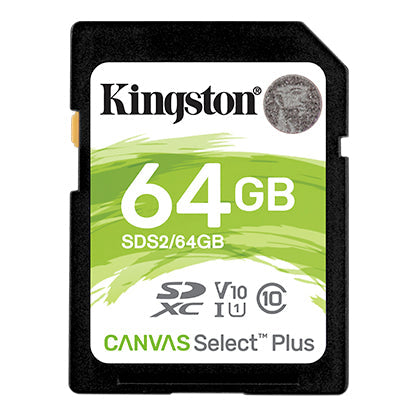 Memoria Sd Kingston Sdxc Canvas Select 100r Cl10 Uhs-I V10 (Sds2/64gb)