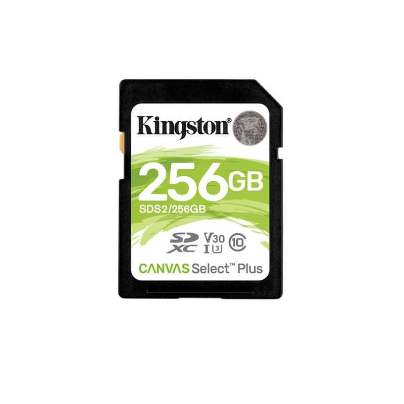 Memoria Sd Kingston Sdxc Canvas Select 100r Cl10 Uhs-I V30 (Sds2/256gb