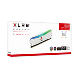 Memoria Udimm Ddr4 Pny Xlr8 Gaming Epic-X Rgb 8gb 3200mhz White