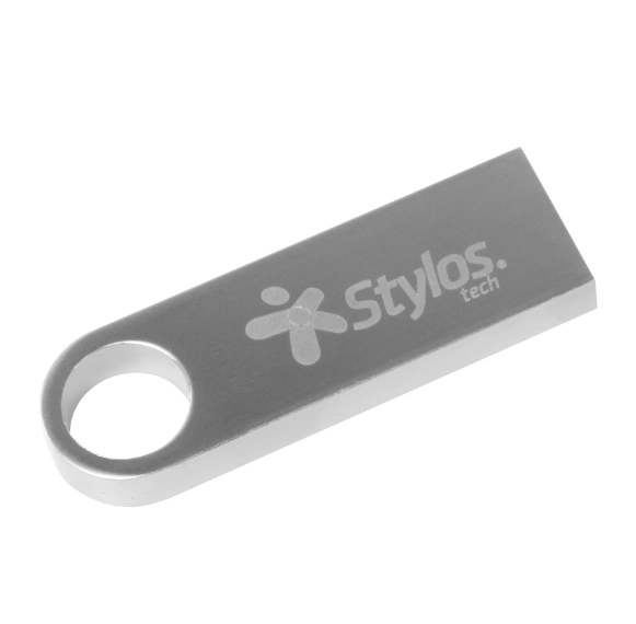 Memoria Usb Stylos 128gb Flash 2.0 Plata (Stmusb5b)