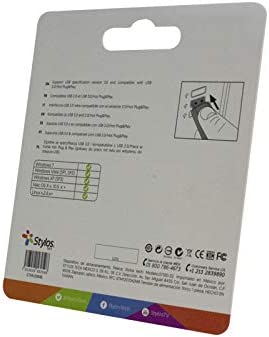 Memoria Usb Stylos 16gb Flash 2.0 Plata (Stmusb2b)