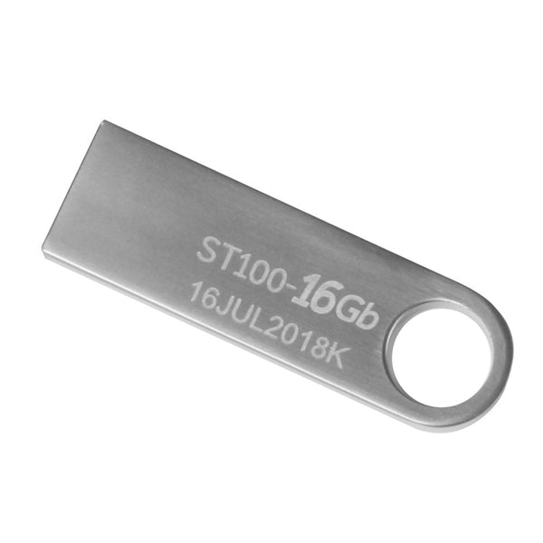 Memoria Usb Stylos 16gb Flash 2.0 Plata (Stmusb2b)