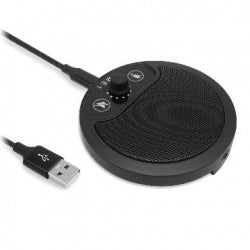Microfono Brobotix Para Pc, Omnidireccional, Cancelacion De Ruido, Conexion Usb-C, Negro