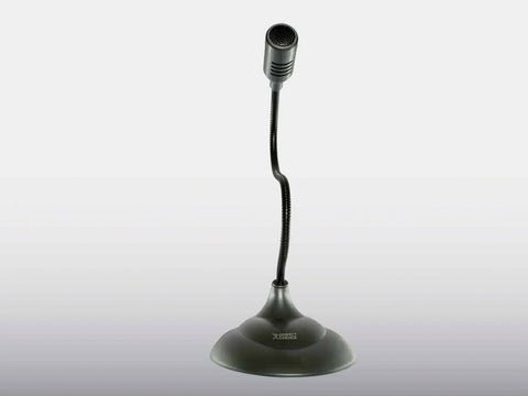 Microfono De Escritorio Con Cuello Flexible 3.5mm Perfect Choice Negro