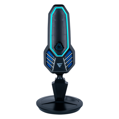 Microfono Game Factor Usb Tipo C Y A Rgb Base Giratoria Antipop Mcg800