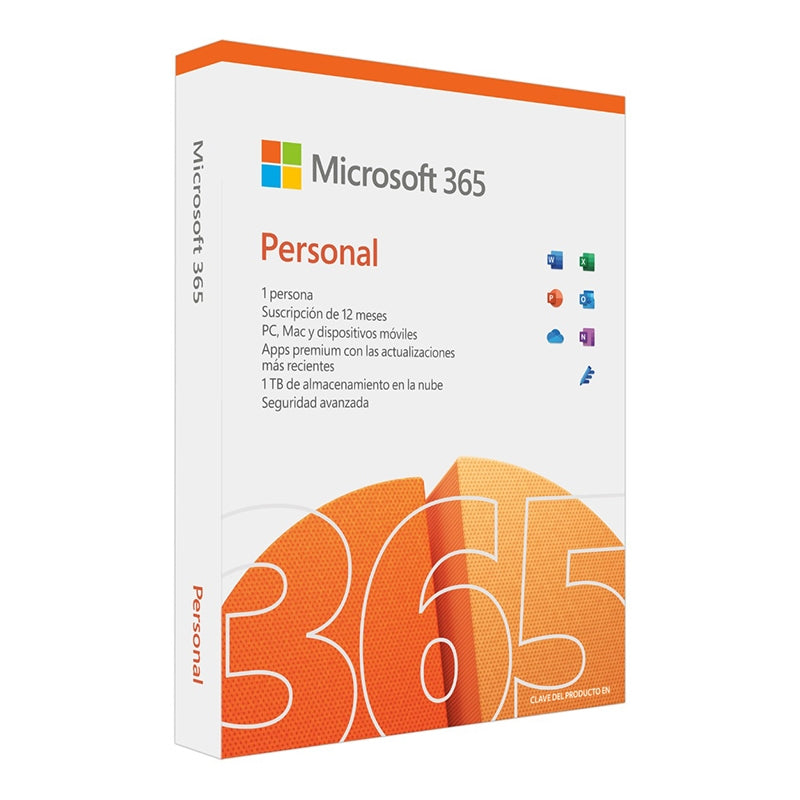Microsoft 365 Personal Lic Fpp- Uso Domestico- One Drive (Qq2-01445)