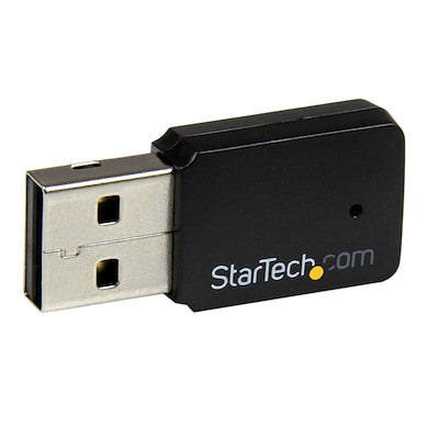 Mini Adaptador De Red Usb 2.0 Inalambrico Wireless-Ac De Banda Doble Ac600 - Wifi 802.11ac 1t1r De 2,4ghz Y 5ghz - Startech.Com Modelo Usb433wacdb