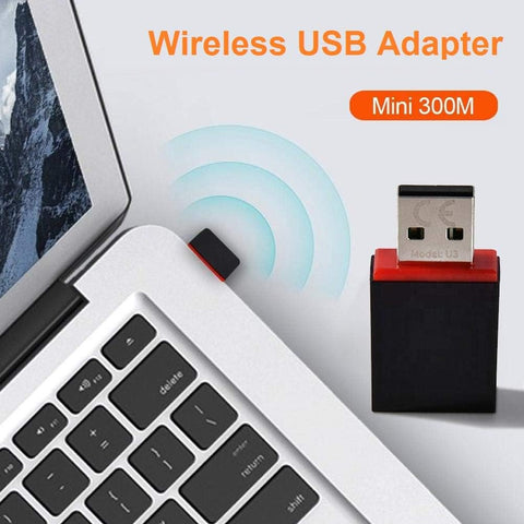 Adaptador Mini de Red U3 Tenda USB N 300Mbps
