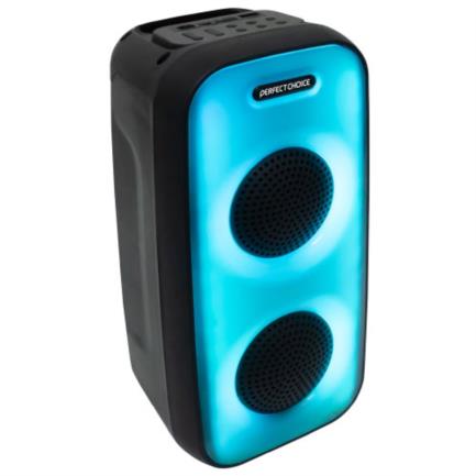Mini Bafle Inalámbrico Rgb  Boreal Perfect Choice Negro