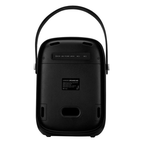 Mini Bafle Karaoke Vorago 40W 1 Microfono Inalambrico Con Correas Bt 6Hrs Ksp-455
