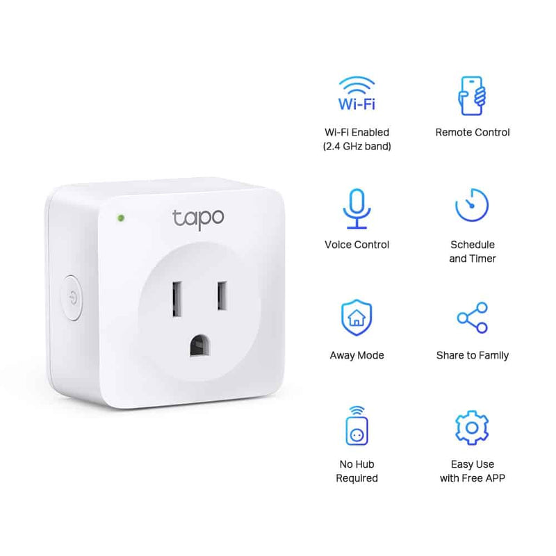 Mini Enchufe Inteligente Wifi Tp-Link, Tapo P100 (1-Pack)