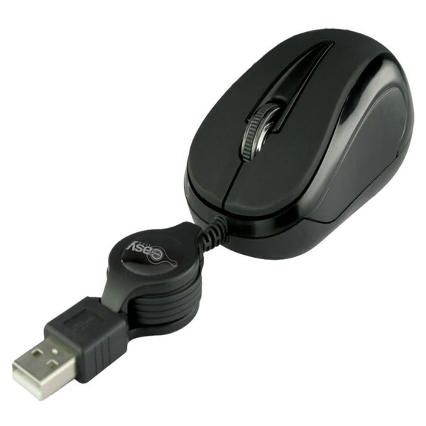 Mini Mouse Optico Retractil Easy Line By Perfect Choice Negro Usb Compatib.Con Windows Xp,Vista,7/Mac Os