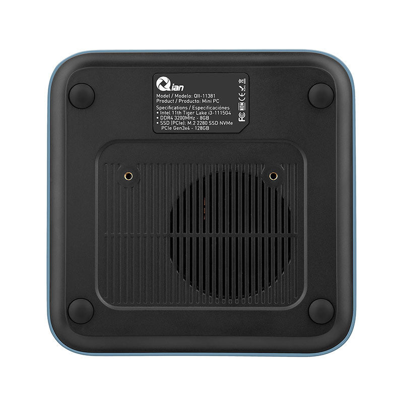 Mini Pc Qian Intel I3, Ram Ddr4 3200 Mhz 8gb, Almacenamiento Ssd Nvme 128gb, Windows 11 Pro, Wifi 5