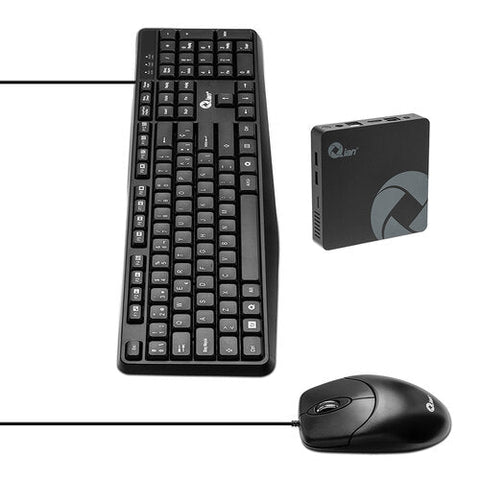 Mini Pc Qian Qcp-J30-01 Xiao Cel J3060, 4gb, 64gb, Hdmi, Vga + T/M