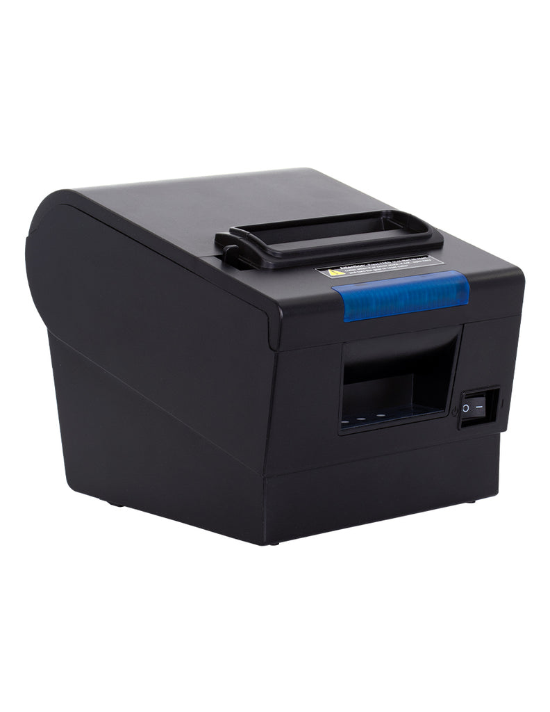 Miniprinter Techzone Tzbe202, Termica, 80 Mm, Vel 300 Mm/S, 203 Dpi, Usb, Serial, Rj45, Rj11, Cortador Automatico, 1 Año De Garantia