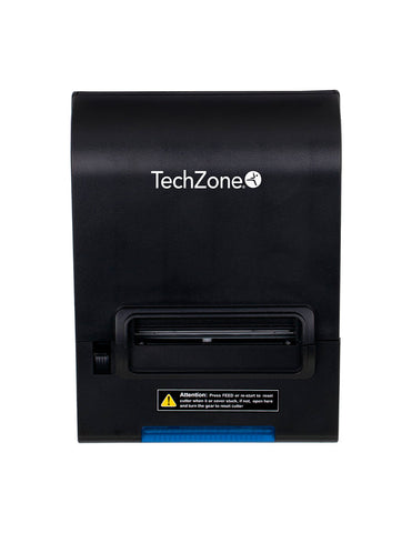 Miniprinter Techzone Tzbe202, Termica, 80 Mm, Vel 300 Mm/S, 203 Dpi, Usb, Serial, Rj45, Rj11, Cortador Automatico, 1 Año De Garantia