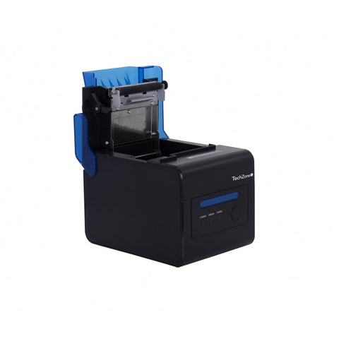 Miniprinter Techzone Tzbe302e, Termica, 80 Mm, Vel 300 Mm/S, 203 Dpi, Usb, Serial, Rj45, Rj11, Cortador Automatico, 1 Año De Garantia