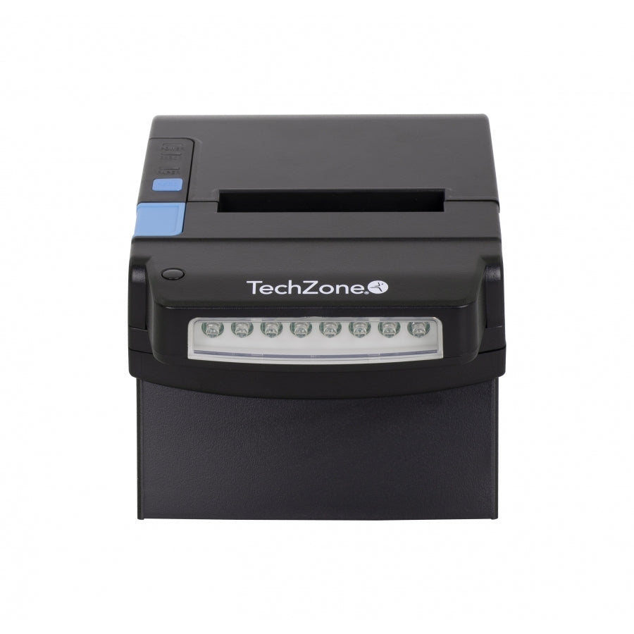 Miniprinter Techzone Tzbe400, Termica, 80 Mm, Vel 260 Mm/S, 576 Dpi, Usb, Serial, Rj45,Rj11, Detector De Billetes Falsos, Cortador Automatico, 1 Año De Garantia