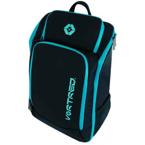 Mochila Gamer Para Laptop De 15-17 Vortred By Perfect Choice Negro Con Azul