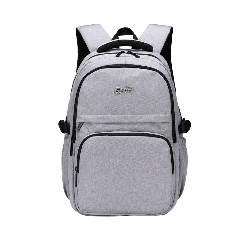 Mochila Ghia De 15.6 Pulgadas Color Gris, 6 Compartimientos