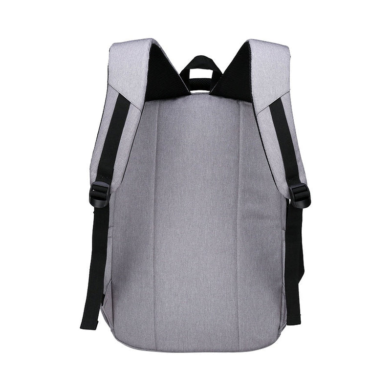 Mochila Ghia De 15.6 Pulgadas Color Gris, 6 Compartimientos