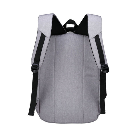 Mochila Ghia De 15.6 Pulgadas Color Gris, 6 Compartimientos