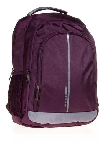 Mochila Perfect Choice Para Laptop 15-17 Essentials Morada