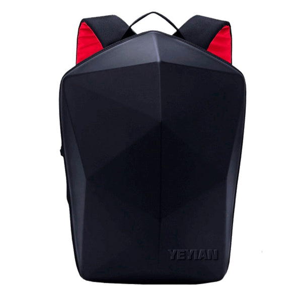 Mochila Yeyian Yms-23801 Gamer Para Laptop 15.6" Negra Con Rojo Shell