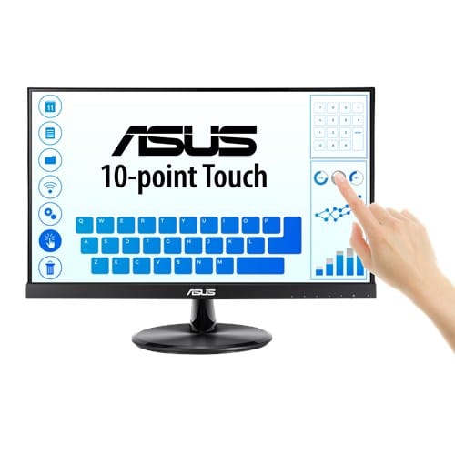 Monitor Asus Vt229h Touch 10 Puertos Fhd 21.5" (1920x1080) Ips Hdmi