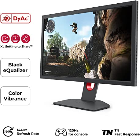 Monitor benq xl2411k zowie 24" 1920x1080 tn 1ms hdmi usb d.p.(9h.ljplb.qbl)