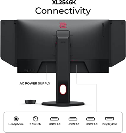 Monitor benq xl2546k zowie gamer 24.5" fullhd tn 240hz hdmix3 d.p.