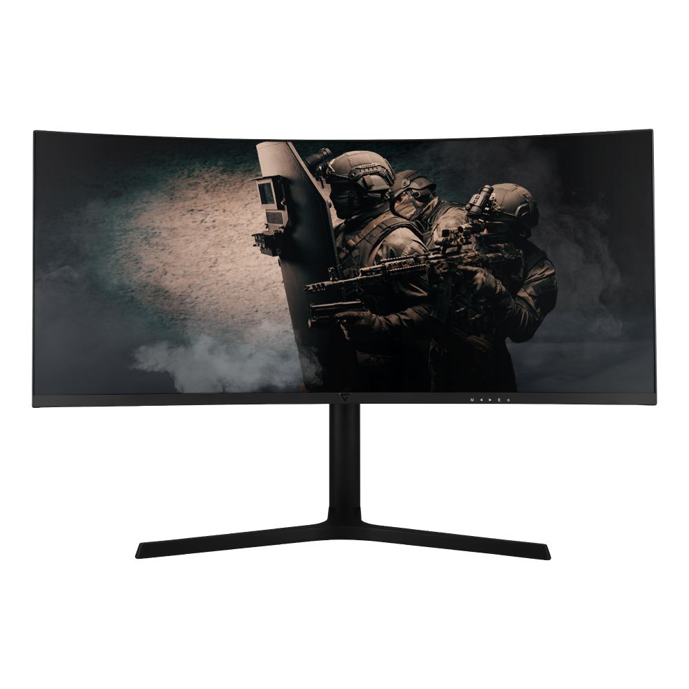 Monitor Game Factor 34" Curvo 1500r Qhd 100hz 1ms Dp 3hdmi Negro Mg801