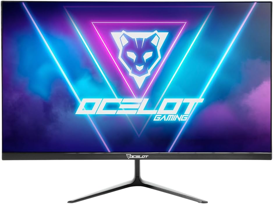 Monitor Gamer OGM24-01. Pantalla de 23.8" Pulgadas, Resolución Full HD 1920 X 1080px, Frameless.