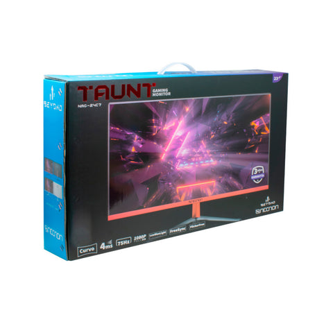 Monitor Gaming Curvo 23.8" Necnon Nmg-24c7 Full Hd, Hdmi, Vga, Blanco - Nbmg2412c7