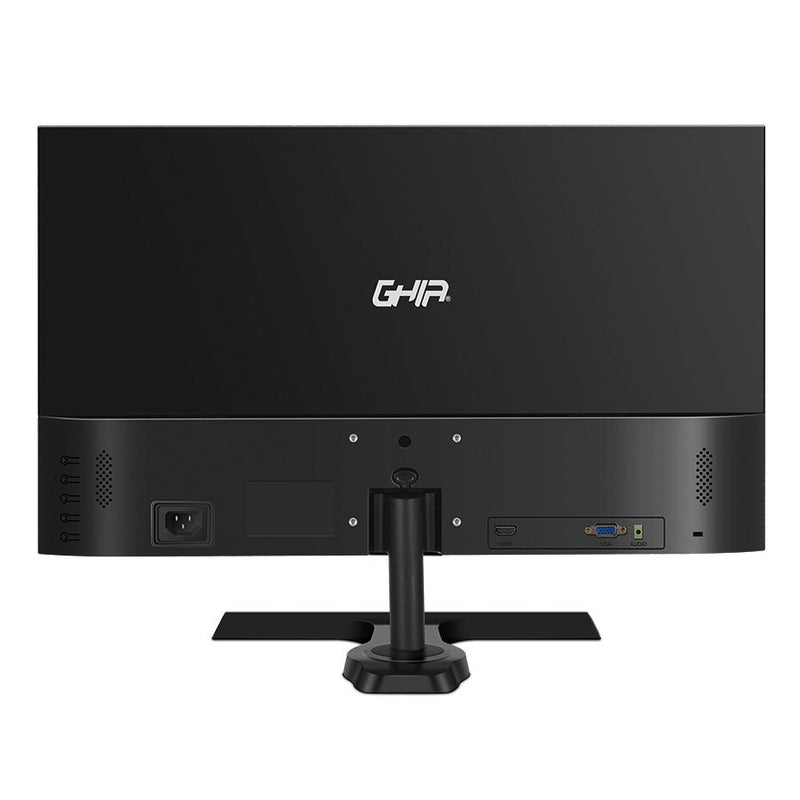 Monitor Ghia, 27 Pulg, Led, Va, Full Hd 1920 X 1080, Frameless, 75 Hz, Freesync, Vga, Hdmi, Bocinas Integradas