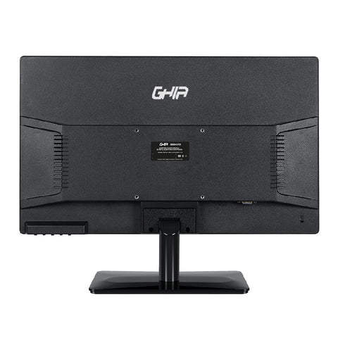 Monitor Led Ghia, 19.5 Pulgadas,  Resolucion Hd 1600x900 Px,  Vga , Hdmi,  Negro