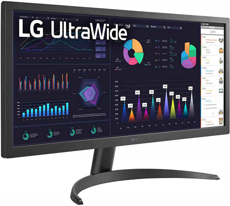 Monitor Lg 26wq500-B Ultrawide 25.7" Ips Full Hd 1ms Amd Hdmi 75hz