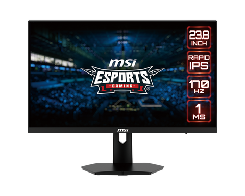 Monitor Msi Gaming Flat Rapid Ips 170Hz 1Ms G244F 23.8 Pulg Va