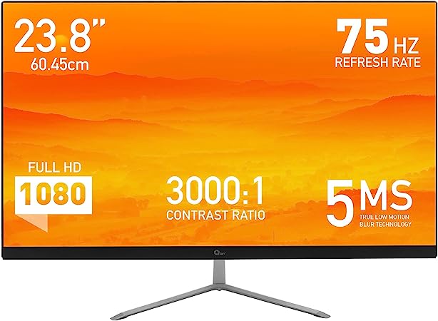 Monitor Qian Qm2382f 23.8" Led Frameless Full Hd, Vga, Hdmi, Sin Marco