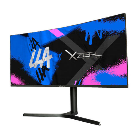 Monitor Xzeal 34" Gaming Curvo, 3440x1440, 100hz, Hdmi, Displayport - (Xzmo341b)