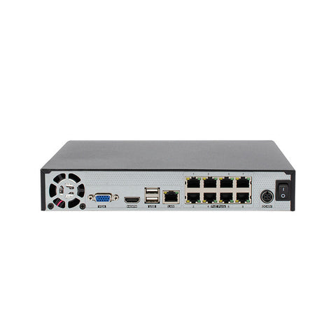 Motorola 8 ch poe nvr 5mp max net resol. Pos sup - all ch (mtr08ipoe)