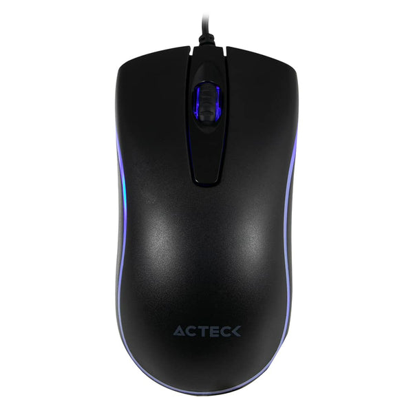 Mouse Acteck Alambrico Usb 1200dpi Led Negro Optimize Ma220 Ac-929677